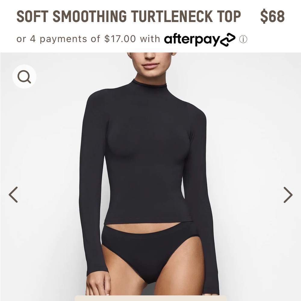 COPY - Skims Soft Smoothing Turtleneck Top